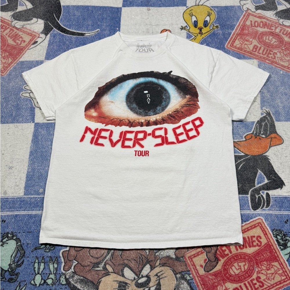 Nav never sleep tour tee